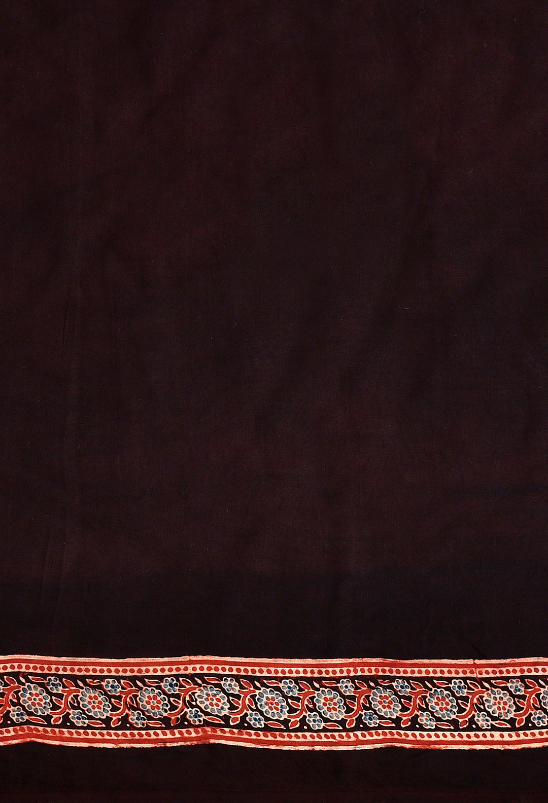 INAKSHI  : AJRAKH HANDBLOCK MODAL SILK SAREE