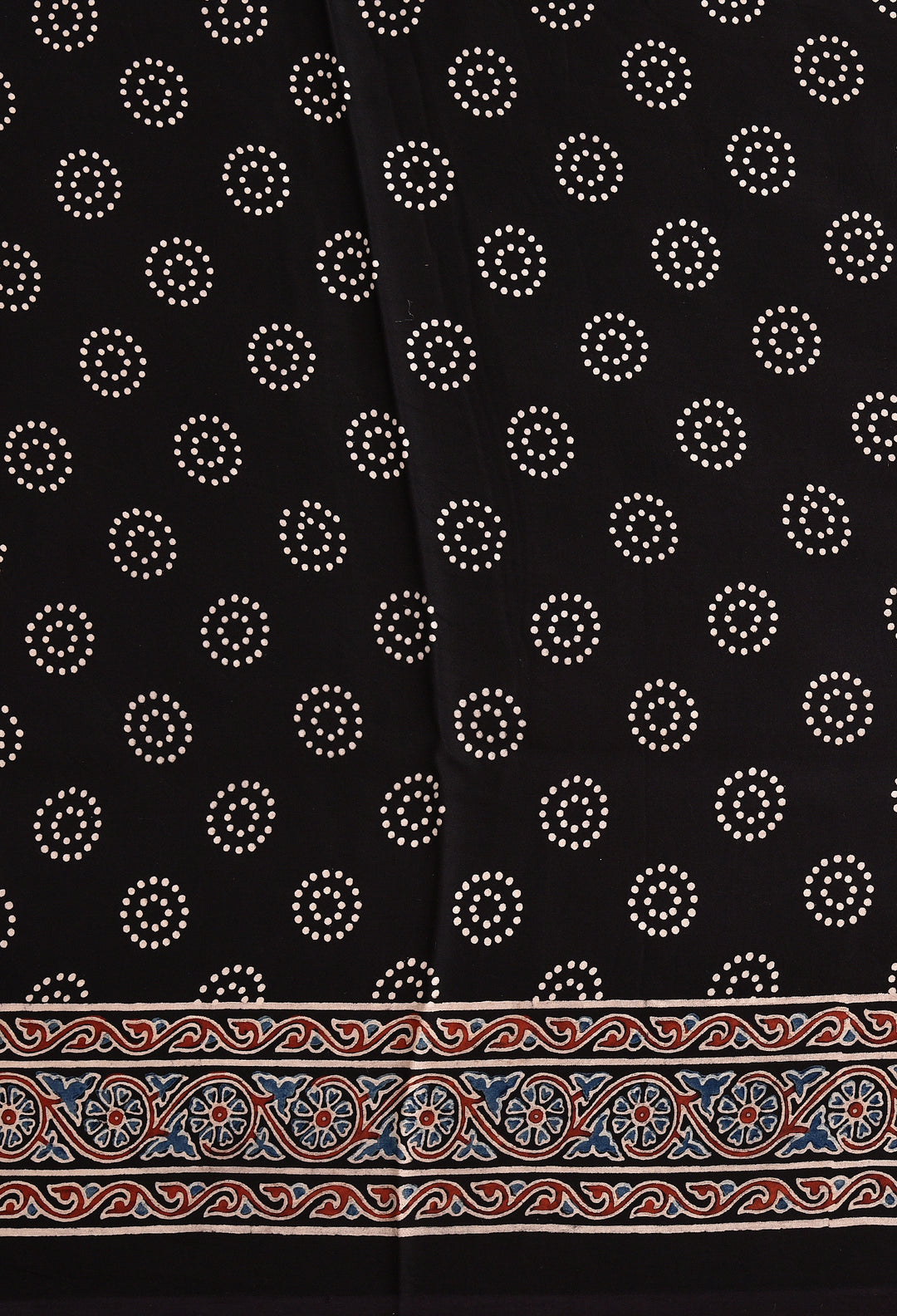 RENIKA : AJRAKH HANDBLOCK MODAL SILK SAREE
