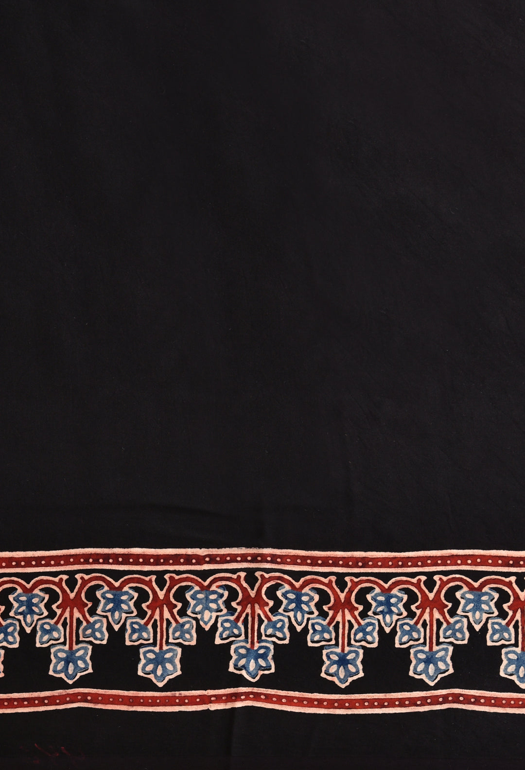 MAYAIRI : AJRAKH HANDBLOCK MODAL SILK SAREE