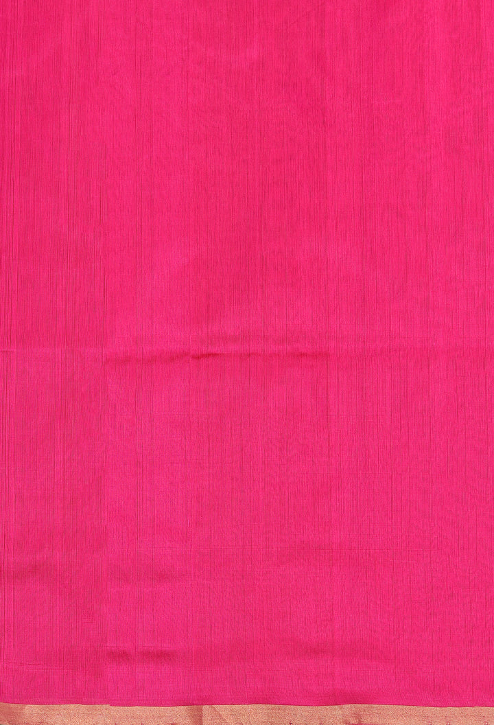 SONALIKA : HANDWOVEN CHANDERI SILK SAREE WITH ZARI BOOTIS ALL OVER