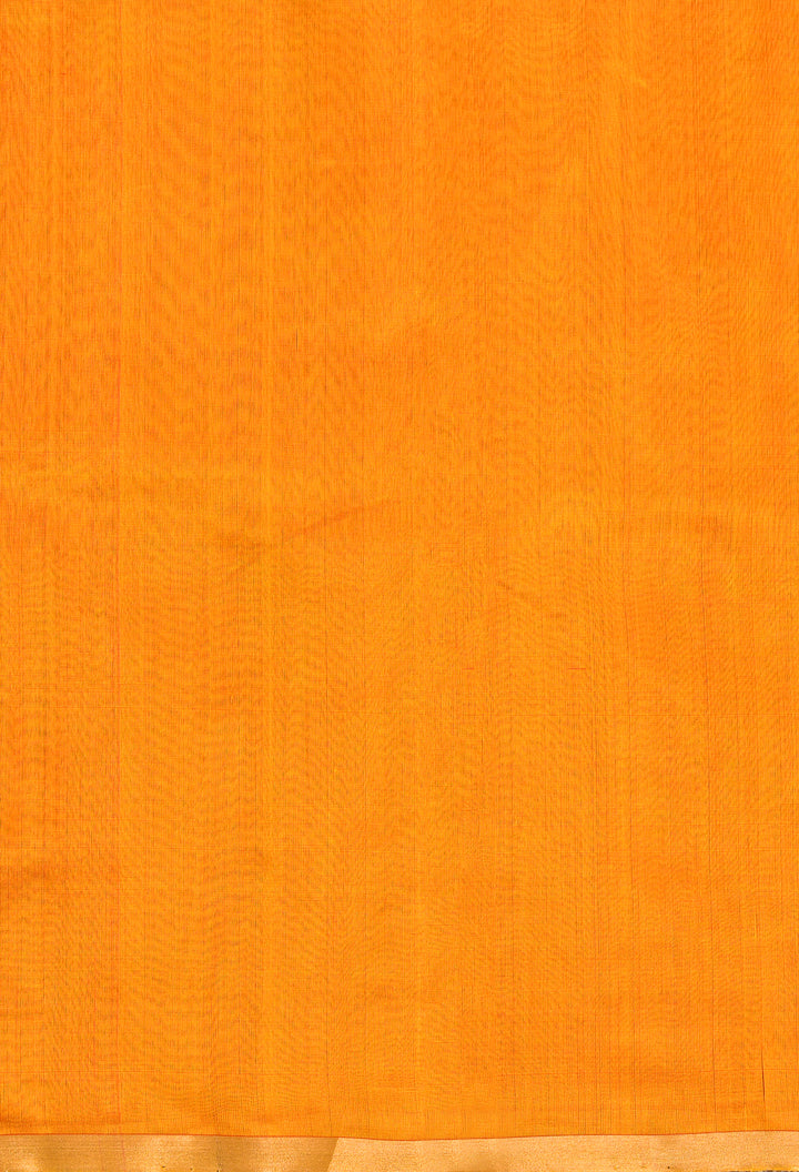 BHAVISHA : HANDWOVEN CHANDERI SILK SAREE WITH ZARI BOOTIS ALL OVER