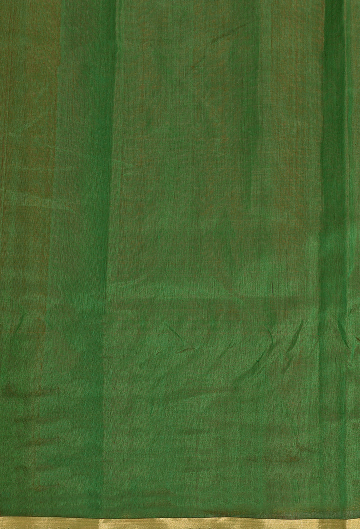 PURNIMA : HANDWOVEN CHANDERI SILK SAREE WITH ZARI BOOTIS ALL OVER
