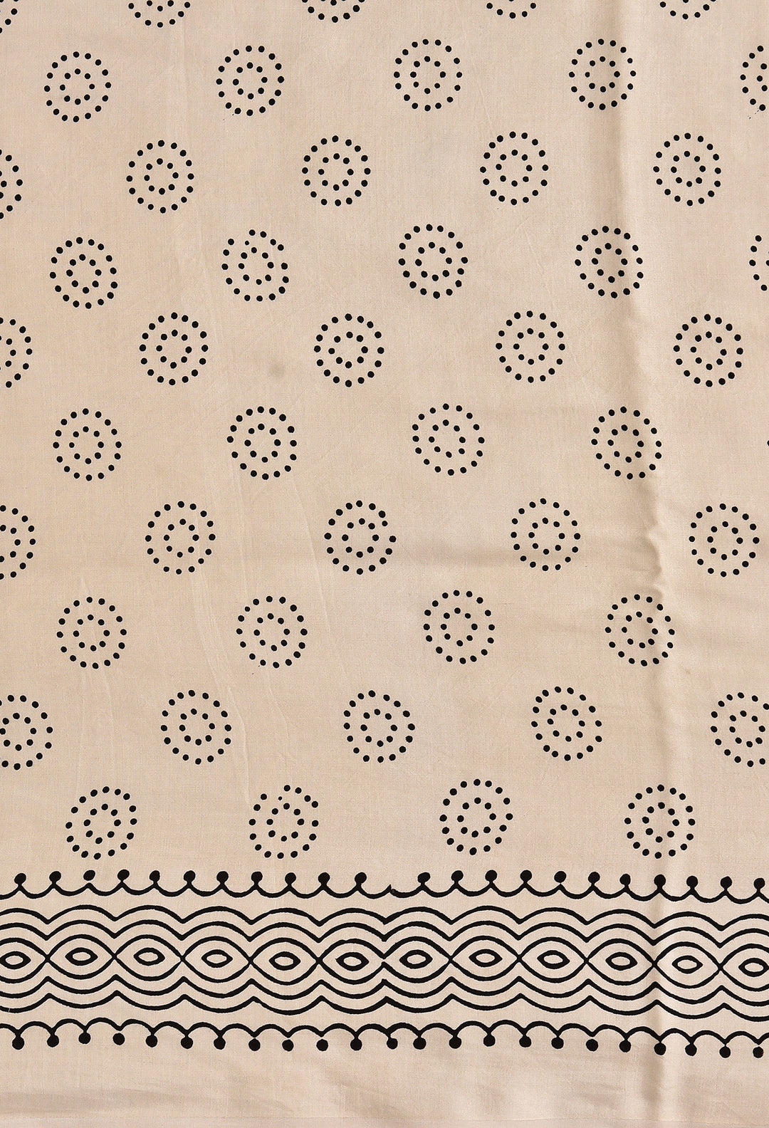 BINIKA : AJRAKH HANDBLOCK MODAL SILK SAREE