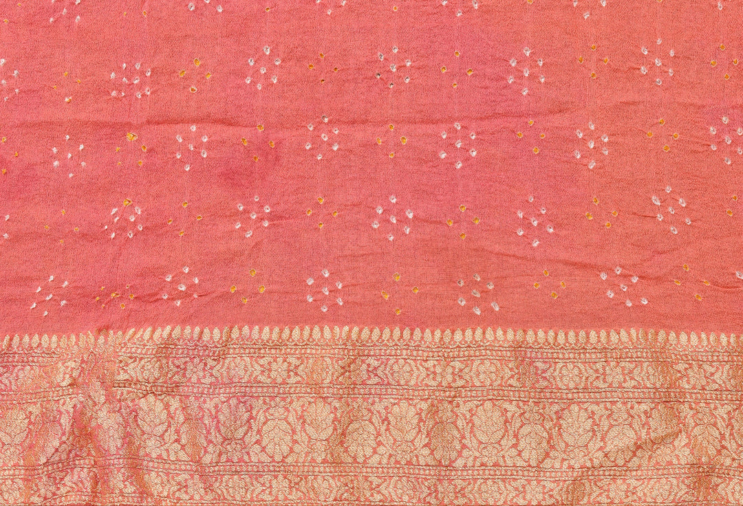 SHILPA : GEORGETTE JANGLA JAAL RAI BANDHEJ SAREE