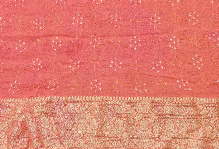 SHILPA : GEORGETTE JANGLA JAAL RAI BANDHEJ SAREE