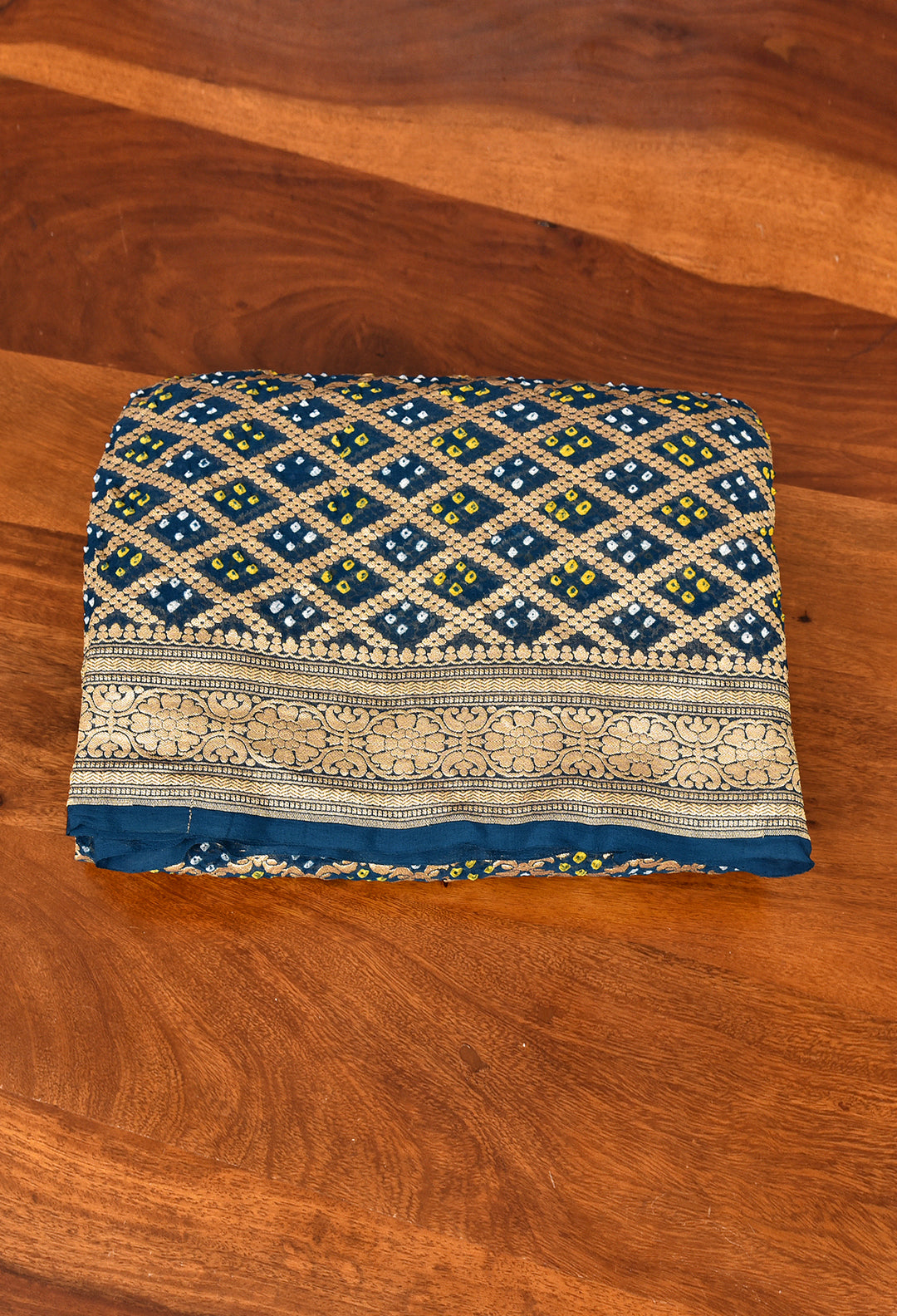 MOHITA : GEORGETTE JANGLA JAAL RAI BANDHEJ SAREE