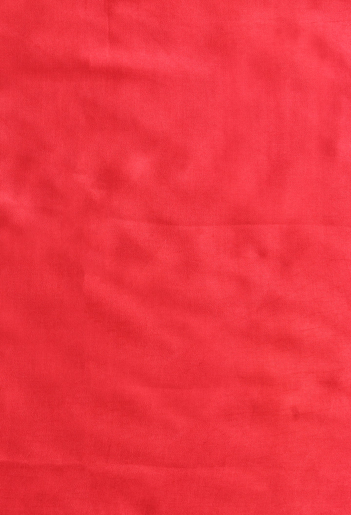 KUNTI : HANDMADE CLAMP DYED MODAL SILK SAREE WITH TISSUE PALLU