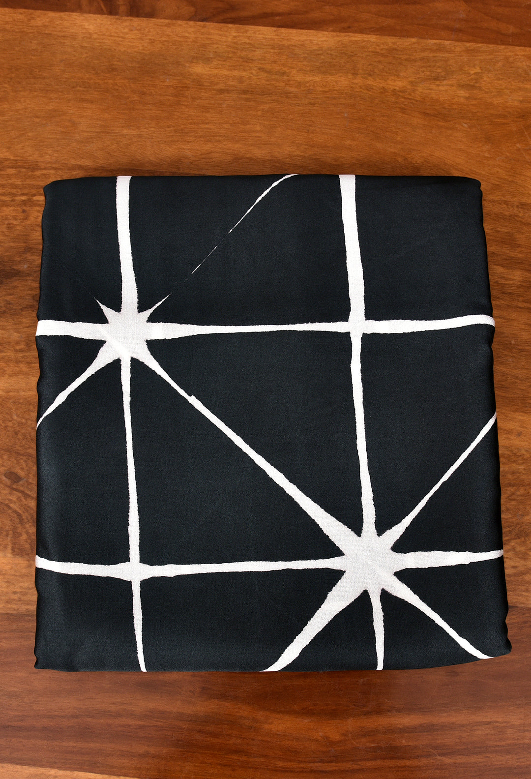 PUNYA  : HANDMADE CLAMP DYED MODAL SILK SAREE WITH TISSUE PALLU