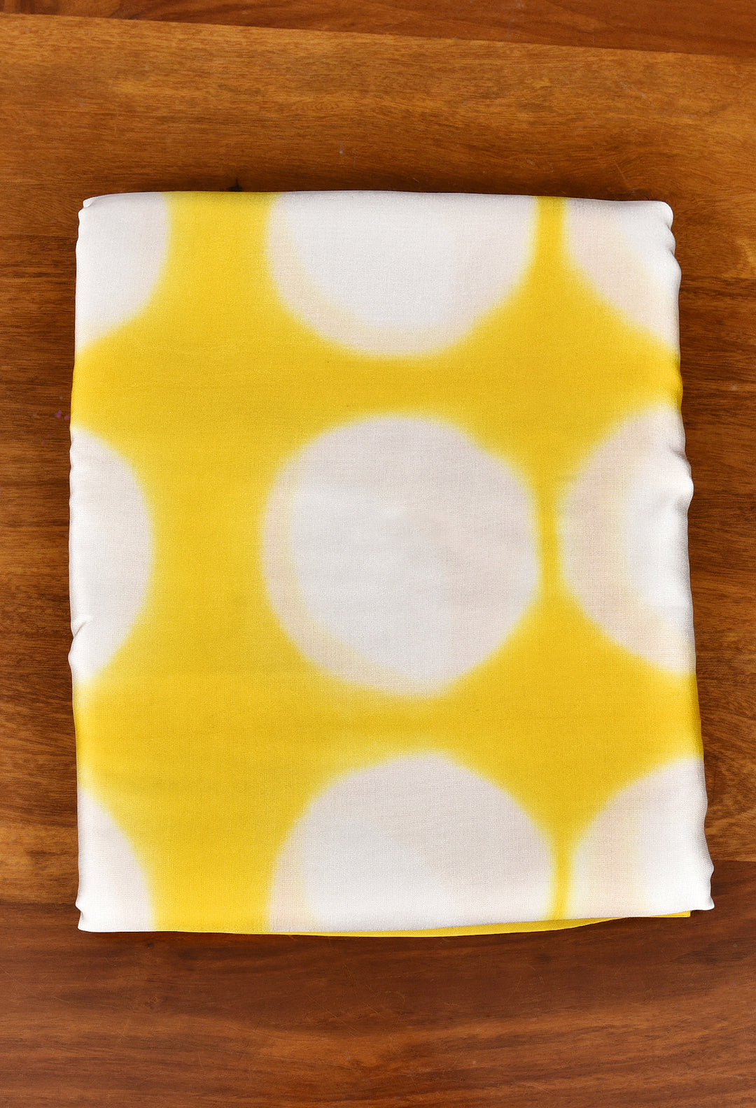 YASHITA : HANDMADE CLAMP DYED MODAL SILK SAREE WITH TISSUE PALLU