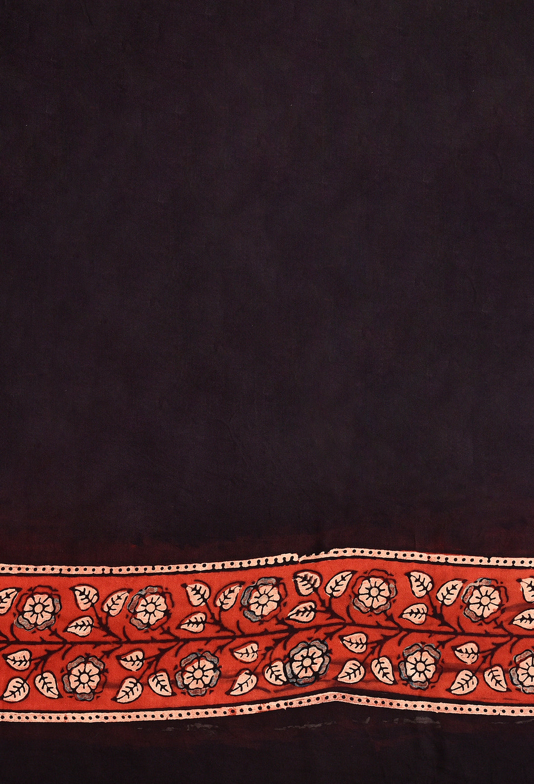 MANJRITA : AJRAKH HANDBLOCK MODAL SILK SAREE