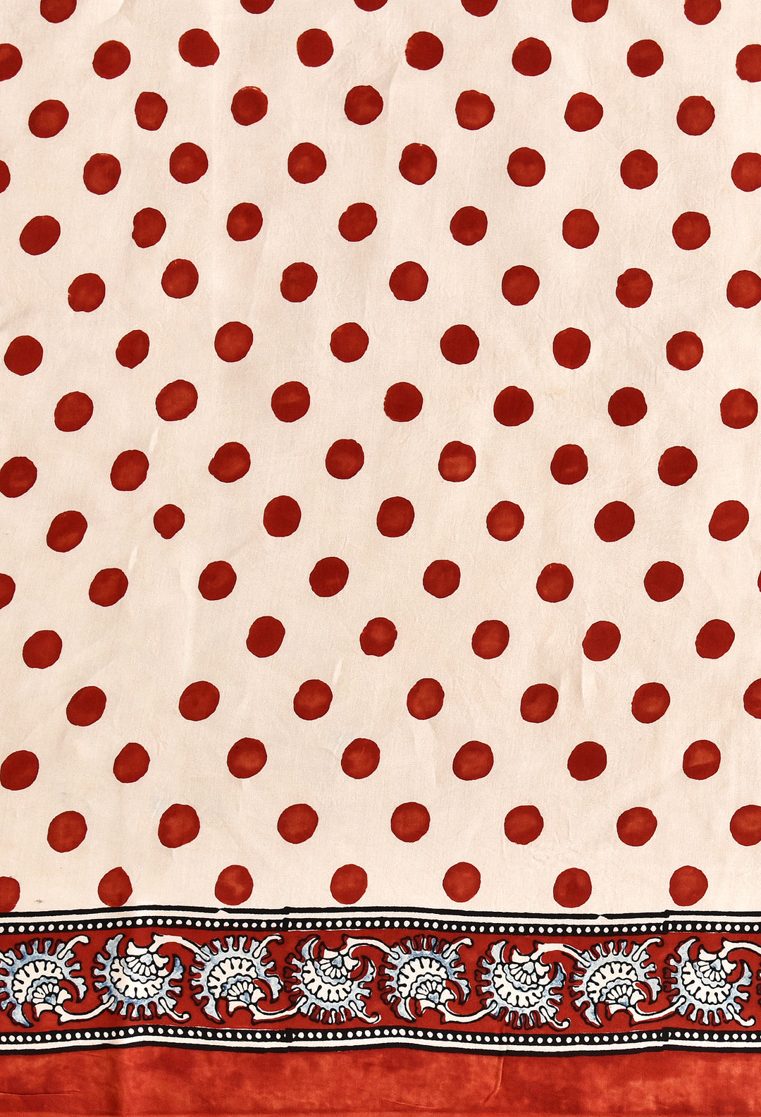 VEDAKSHI : AJRAKH HANDBLOCK MODAL SILK SAREE