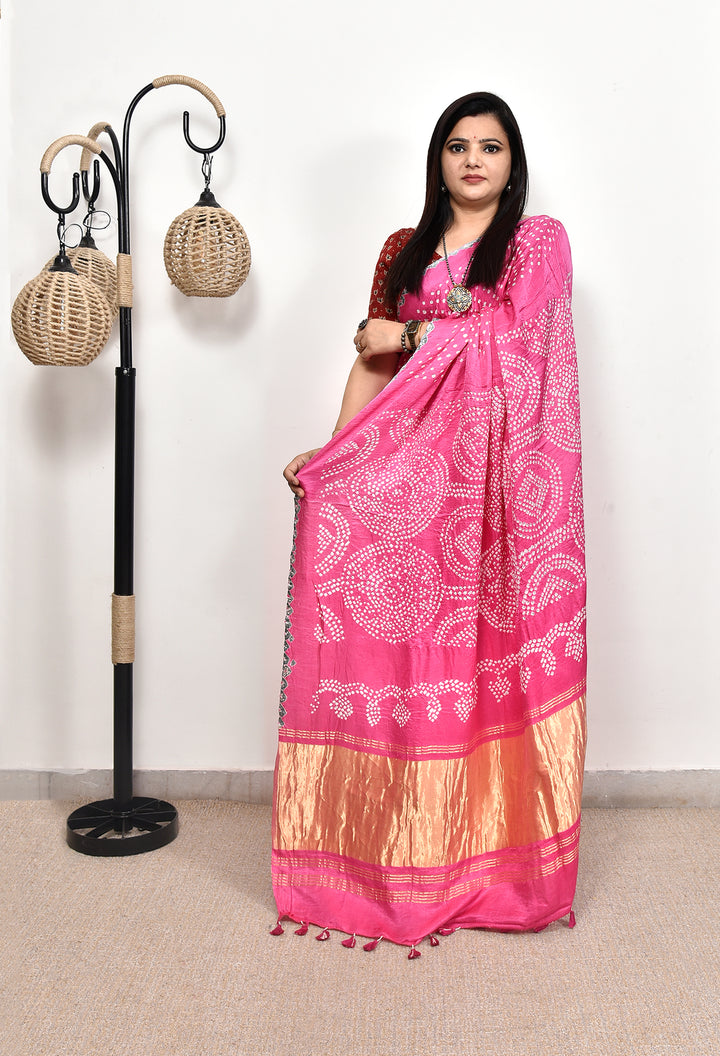 AMANJOT : RAI BANDHANI SAREE