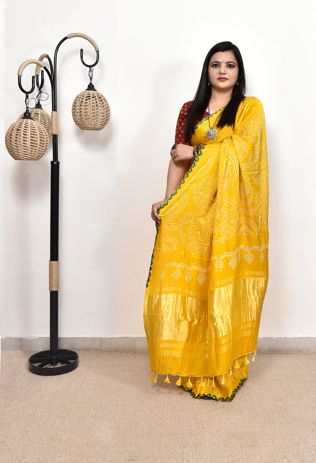 RAGHVI : RAI BANDHANI SAREE