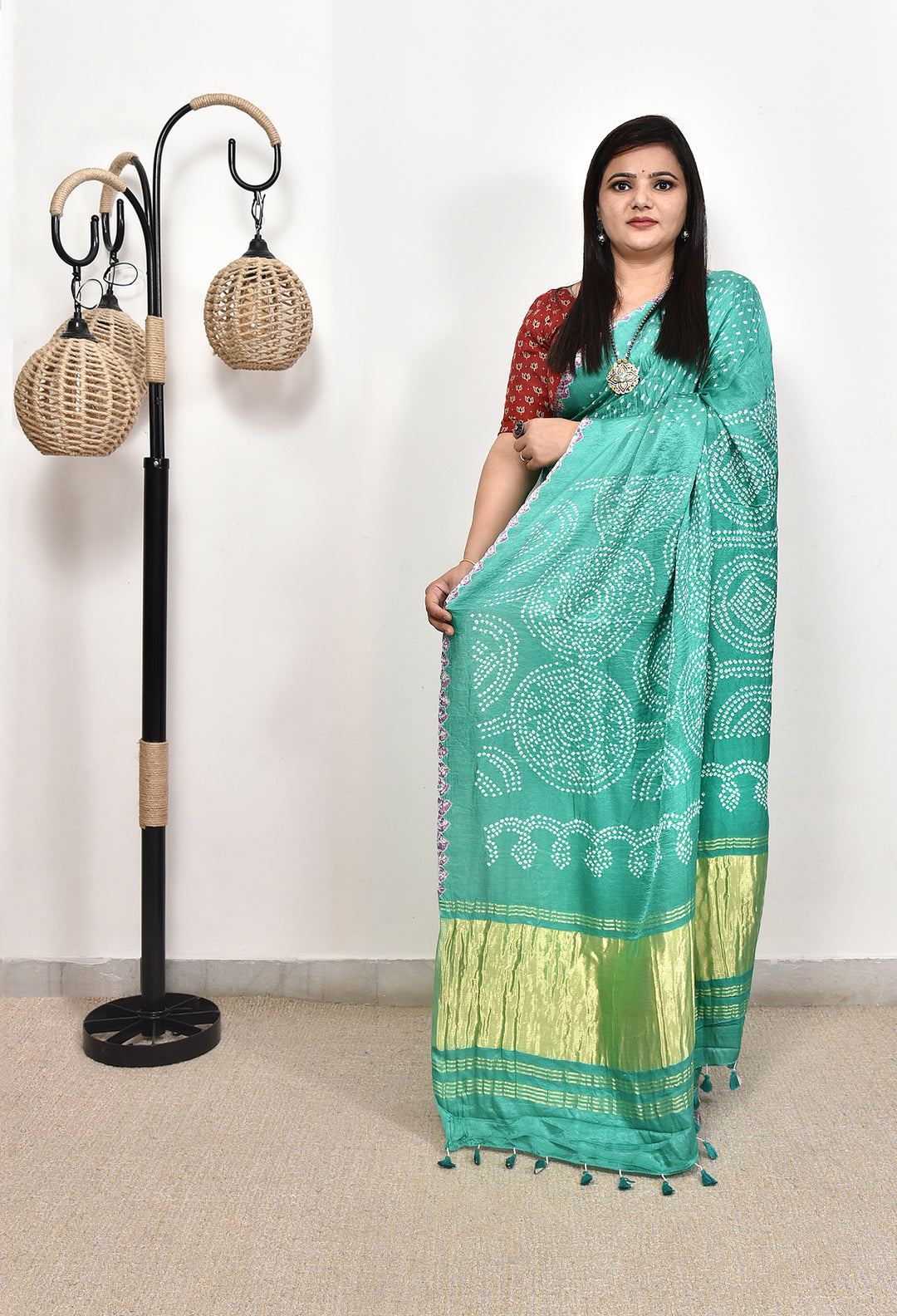 SHAFALI : RAI BANDHANI SAREE