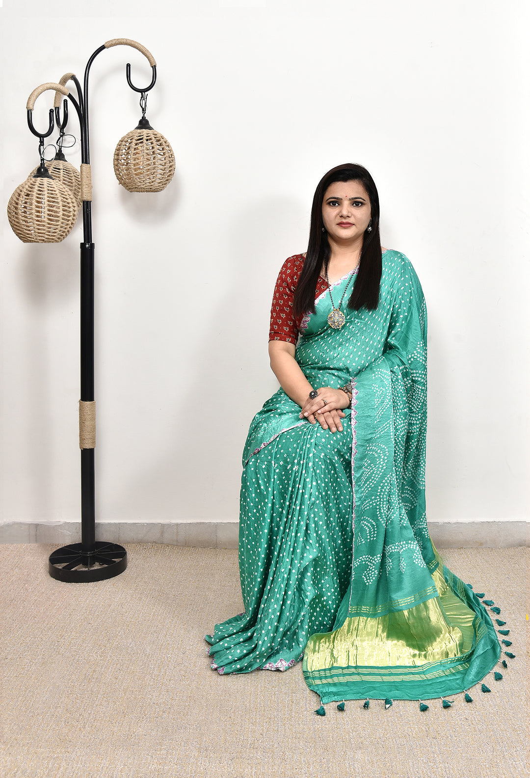 SHAFALI : RAI BANDHANI SAREE