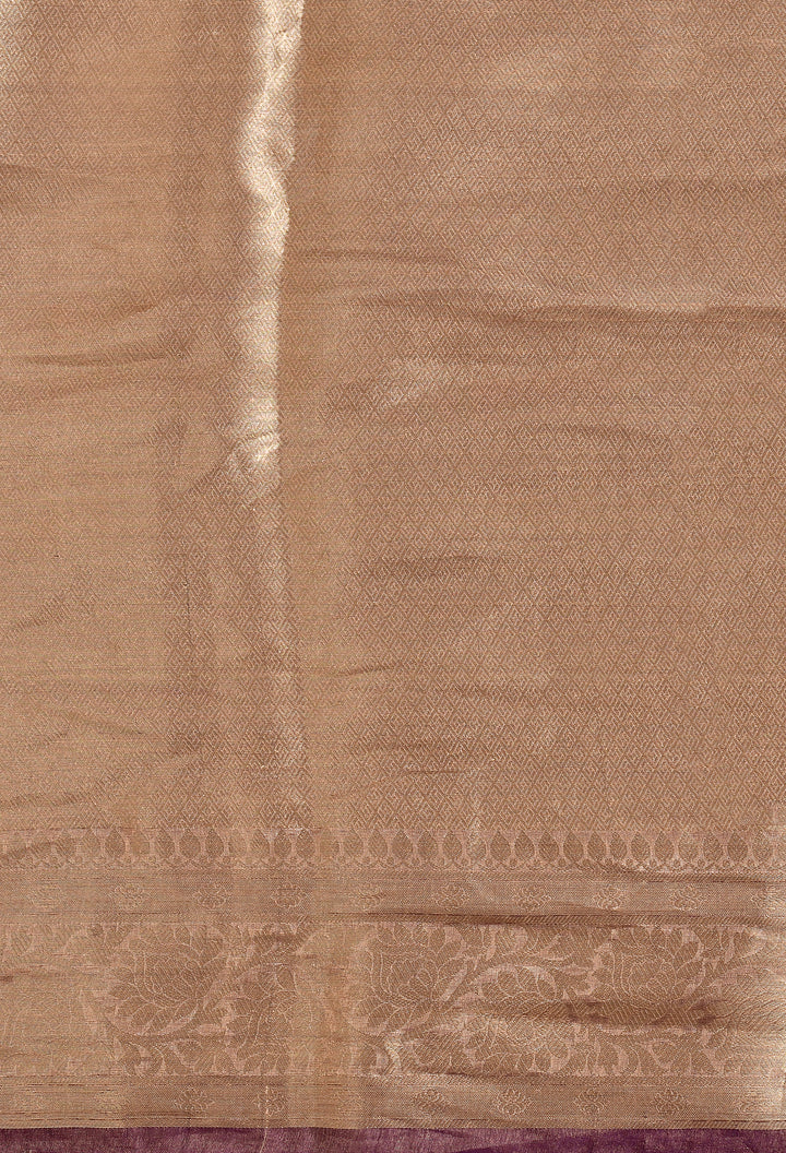 MOKSHIKA : BANARASI TISSUE CHINIYA KATAN SILK SAREE