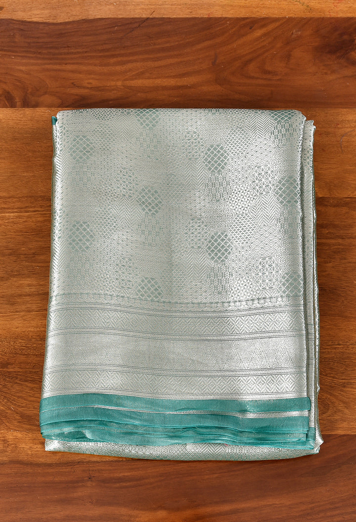 SAMUNDRI : BANARASI BROCADE TISSUE SILK SAREE