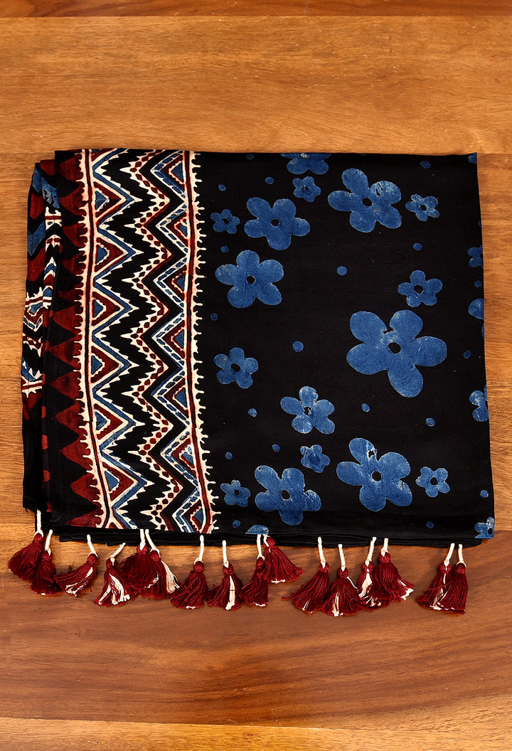 AKRIKA : AJRAKH MODAL SILK STOLE