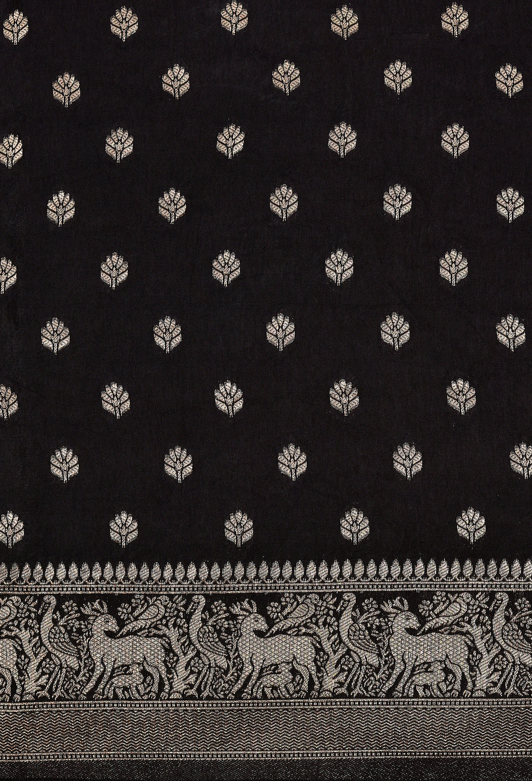 KISHTI : AJRAKH DOLA SILK SAREE WITH NAKSHI ZARI PALLU