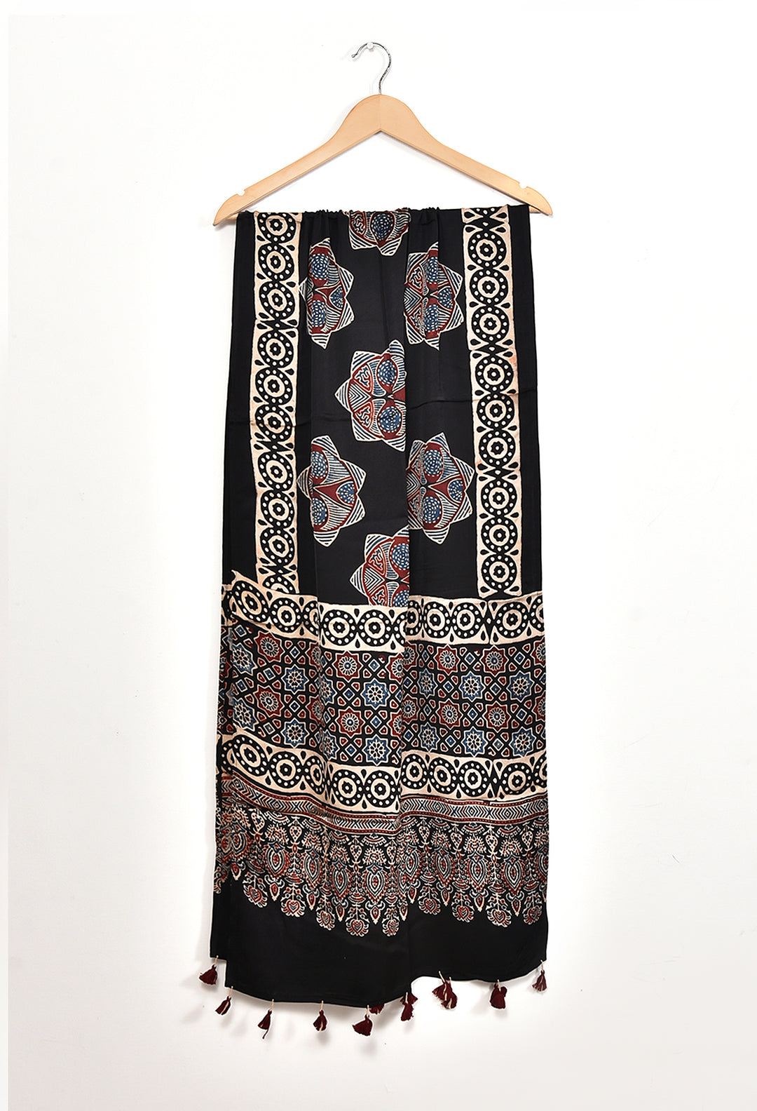 TABHILI : AJRAKH MODAL SILK STOLE