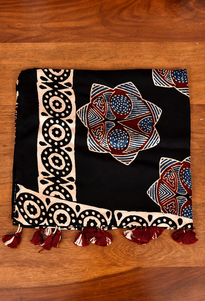 TABHILI : AJRAKH MODAL SILK STOLE