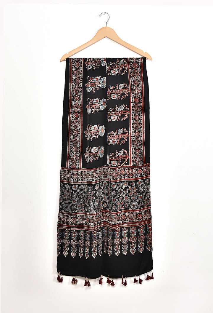 TAMIRI : AJRAKH MODAL SILK STOLE