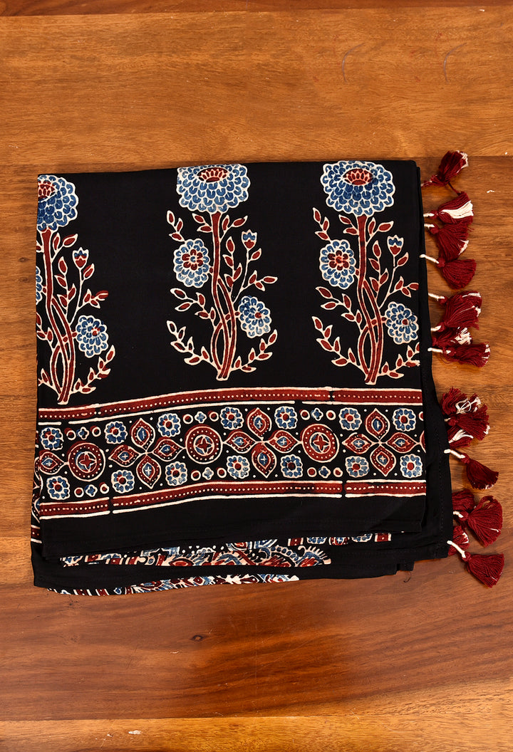 TAMIRI : AJRAKH MODAL SILK STOLE