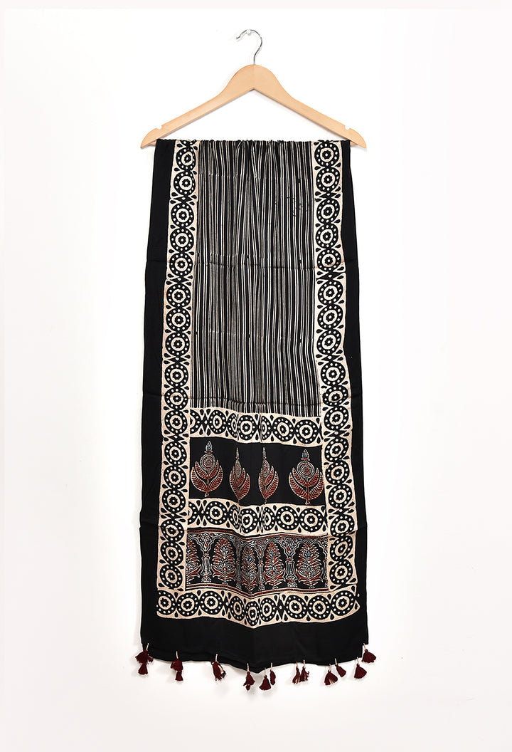 TUKI : AJRAKH MODAL SILK STOLE