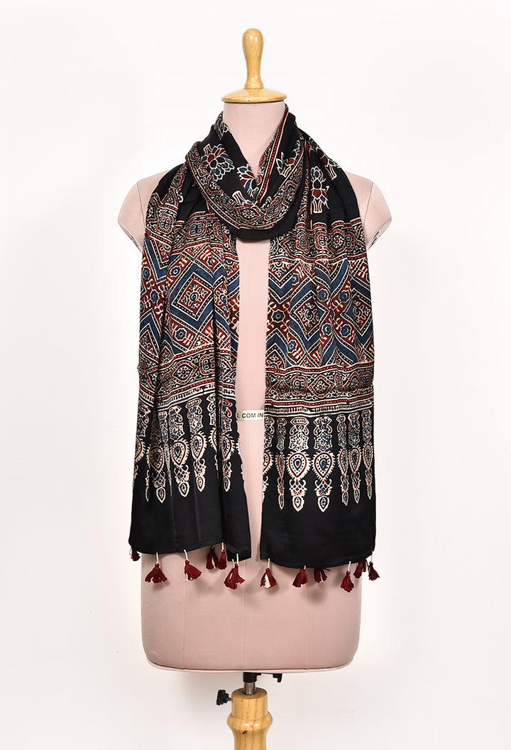 NUMISI : AJRAKH MODAL SILK STOLE