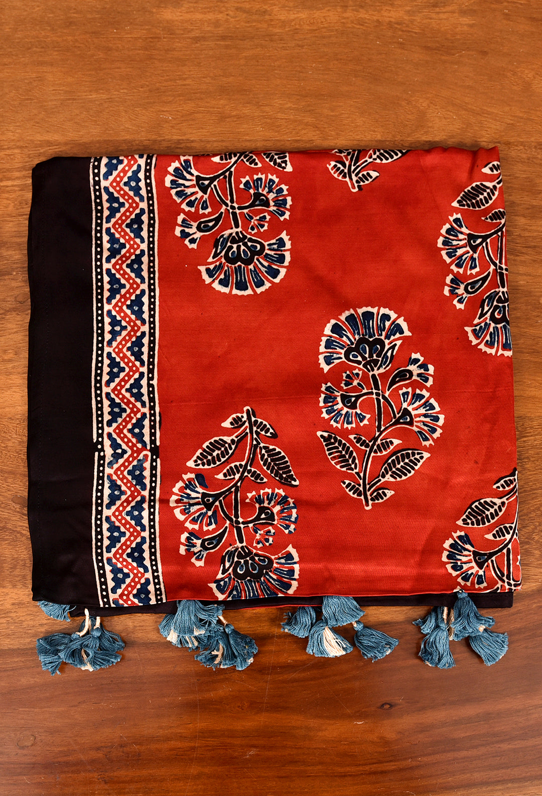 MODITA : AJRAKH MODAL SILK STOLE