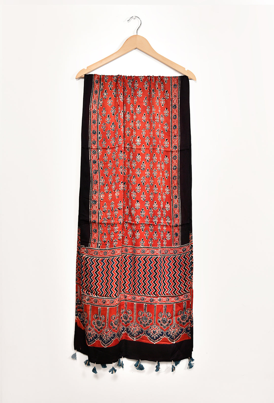 CHARANI : AJRAKH MODAL SILK STOLE