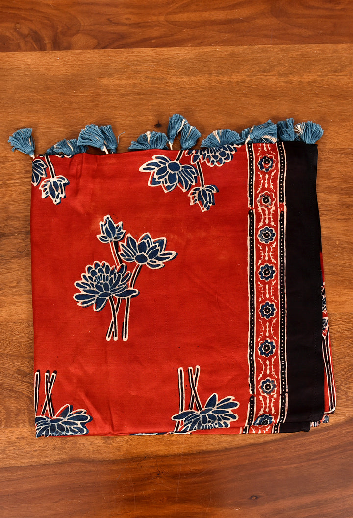 AKSHIKA : AJRAKH MODAL SILK STOLE