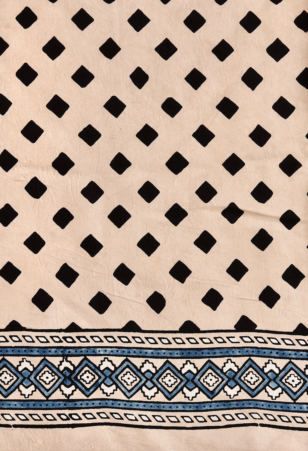 BAGIYA : AJRAKH HANDBLOCK MODAL SILK SAREE