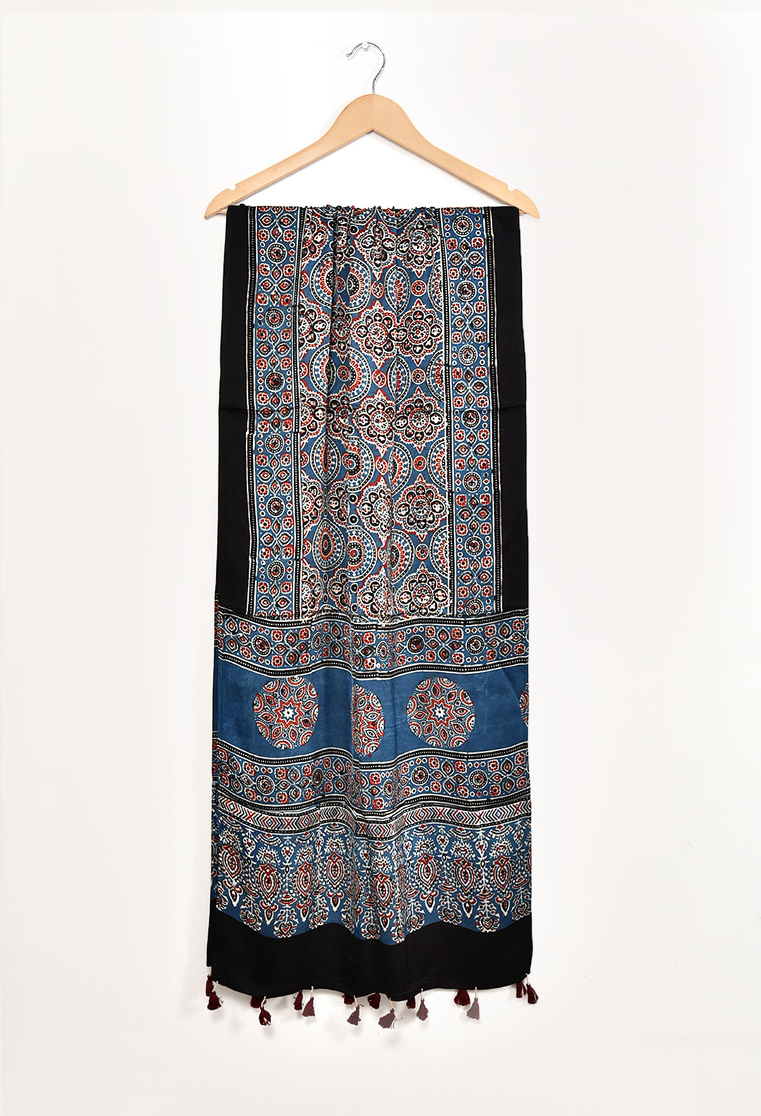 LIKHIJA : AJRAKH MODAL SILK STOLE