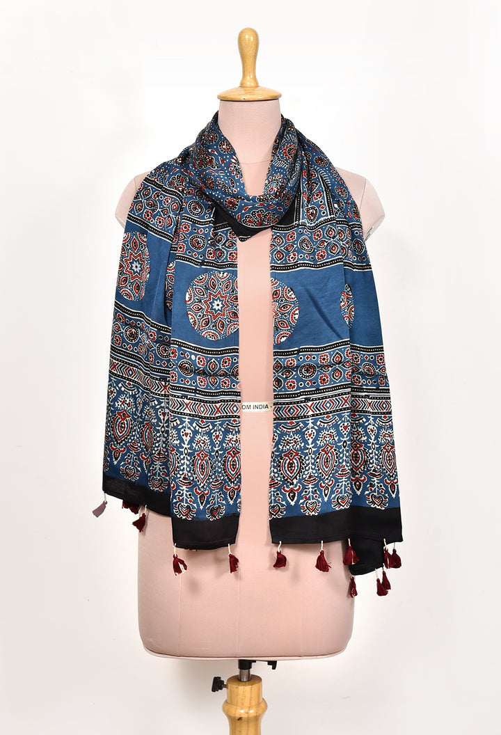 PADMALI : AJRAKH MODAL SILK STOLE