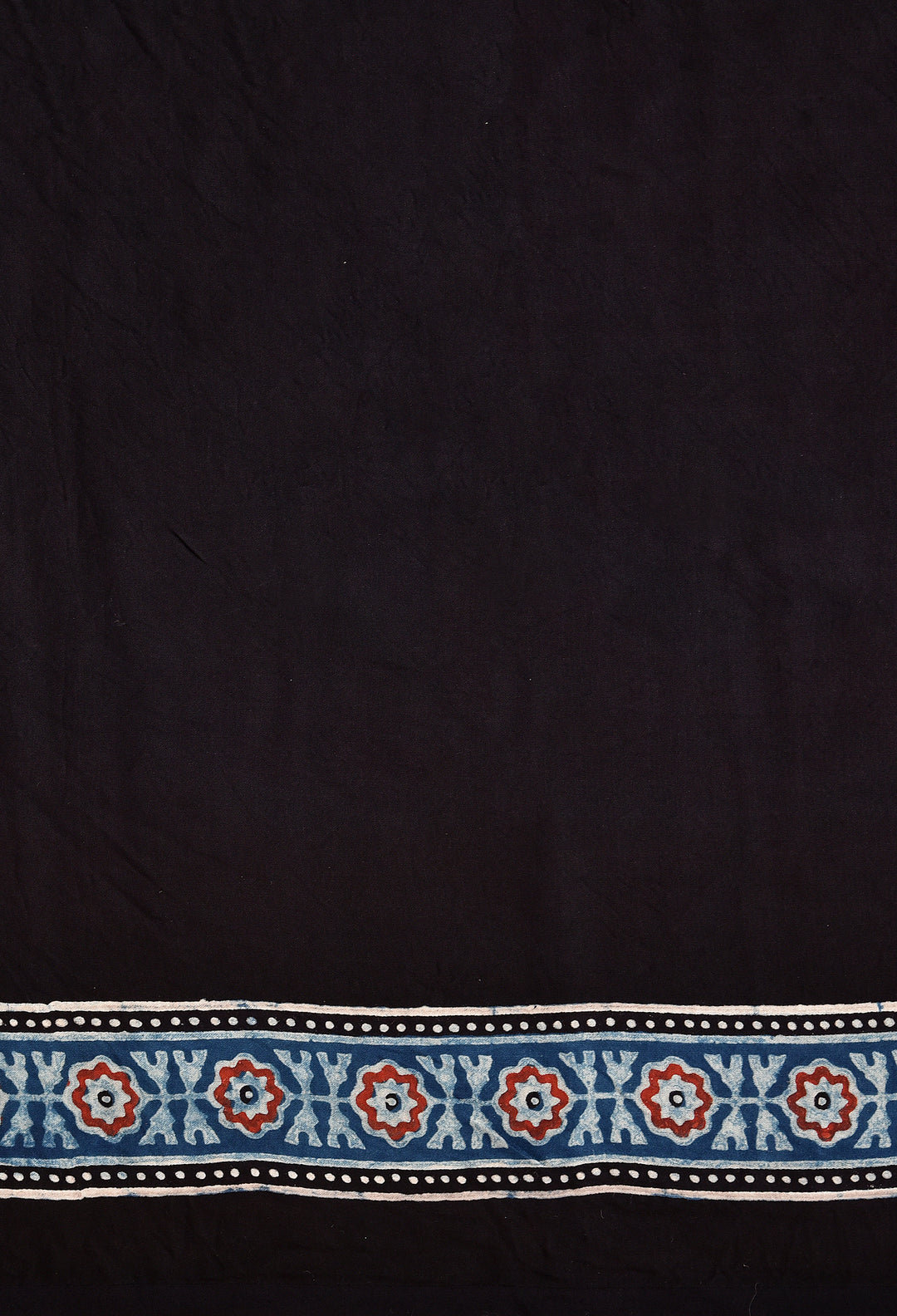 HIYANI : AJRAKH HANDBLOCK MODAL SILK SAREE