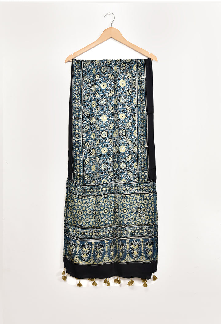 JEMIMA : AJRAKH MODAL SILK STOLE