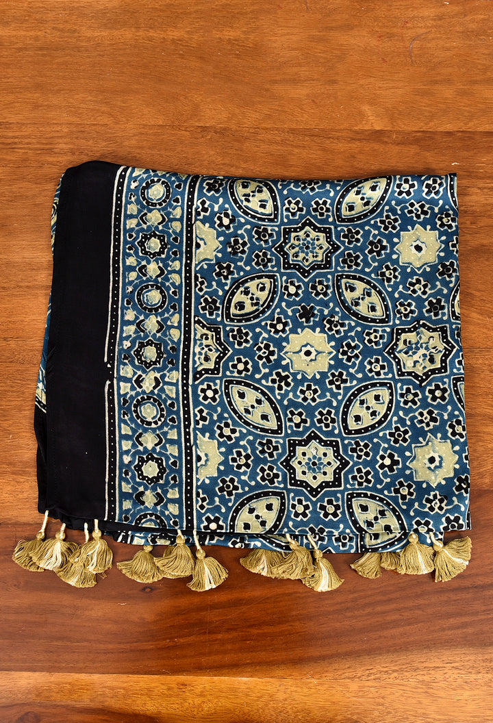 JEMIMA : AJRAKH MODAL SILK STOLE