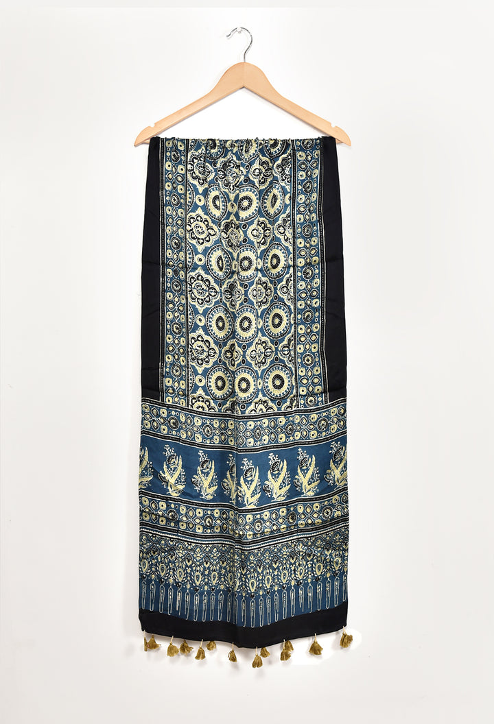 SMRITHII : AJRAKH MODAL SILK STOLE
