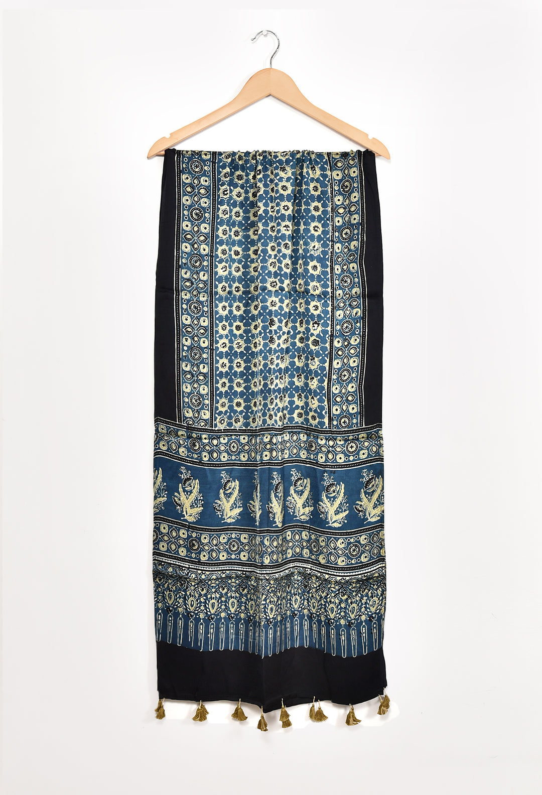 YASTIKA : AJRAKH MODAL SILK STOLE