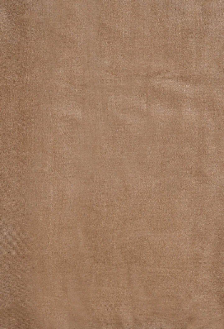 MITTI : PLAIN MODAL SILK SAREE WITH TISSUE PALLU