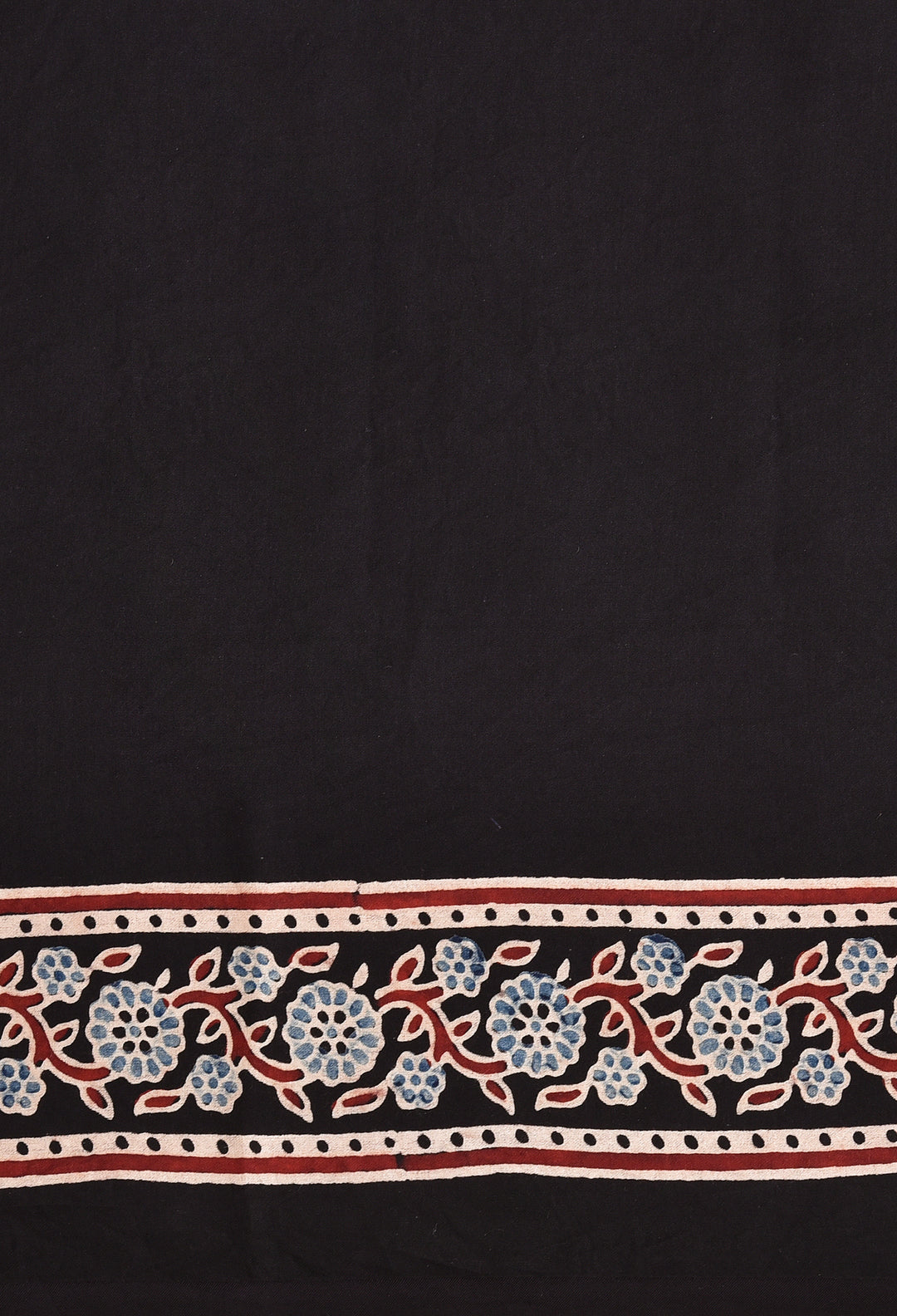 KARMYA : AJRAKH HANDBLOCK MODAL SILK SAREE