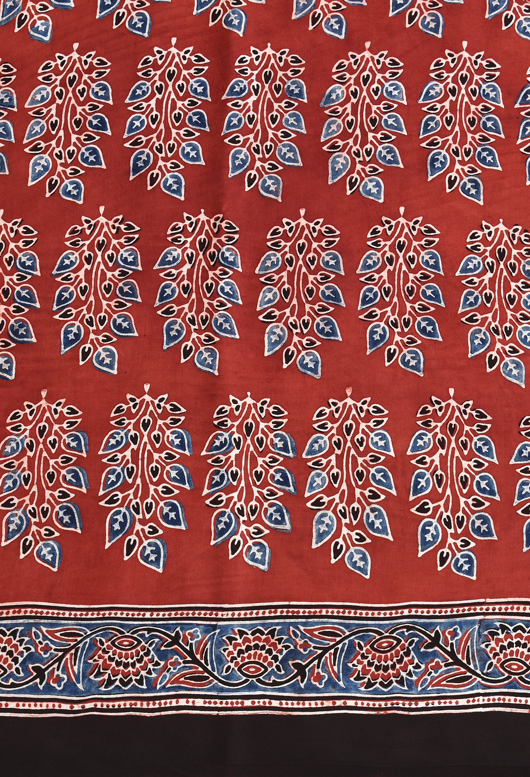 SONIYA : AJRAKH HANDBLOCK MODAL SILK SAREE