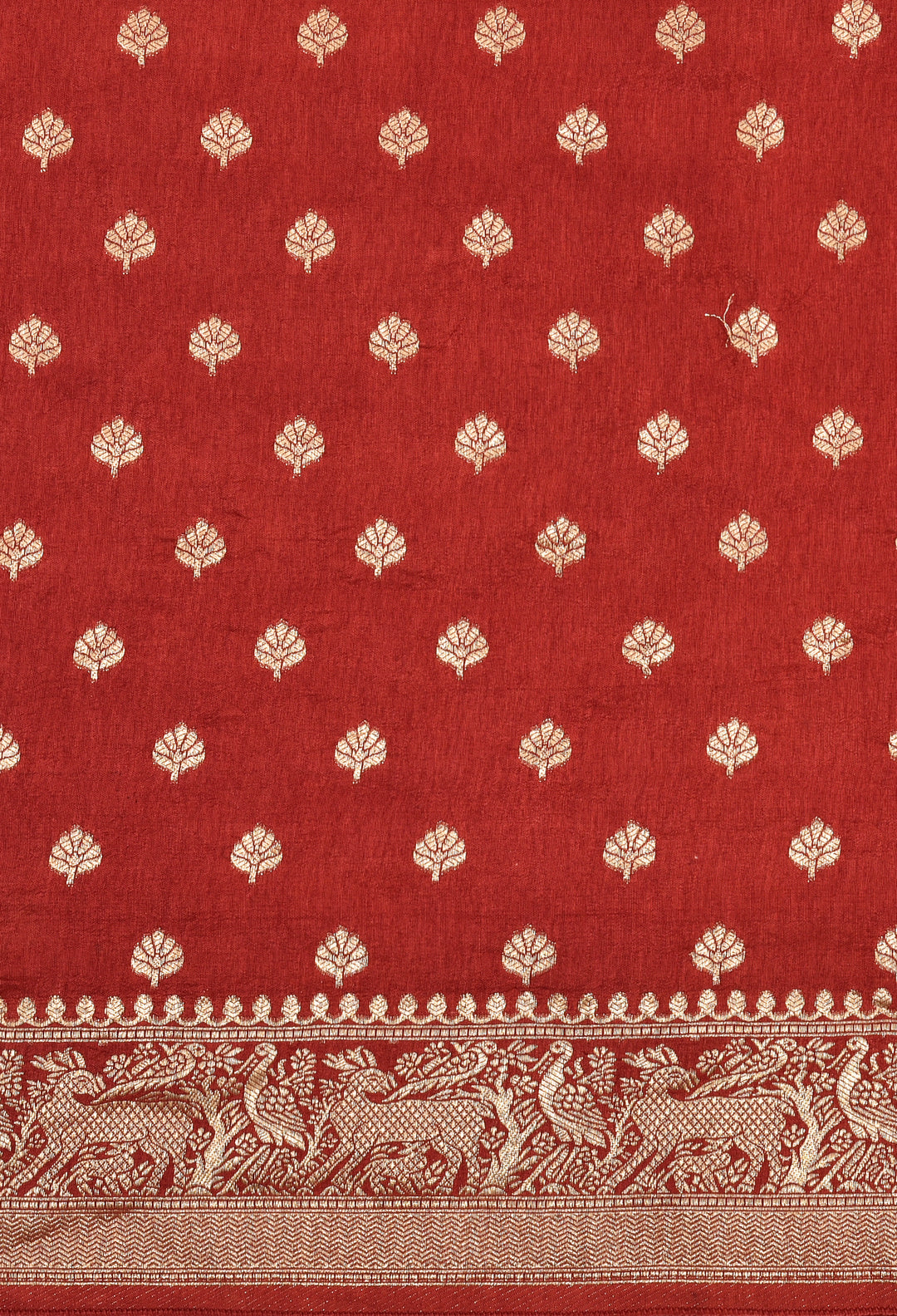 NUMALI : AJRAKH DOLA SILK SAREE WITH NAKSHI ZARI PALLU