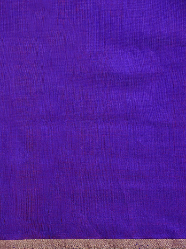 MINAJ  : HANDWOVEN CHANDERI SILK SAREE WITH ZARI BOOTIS ALL OVER