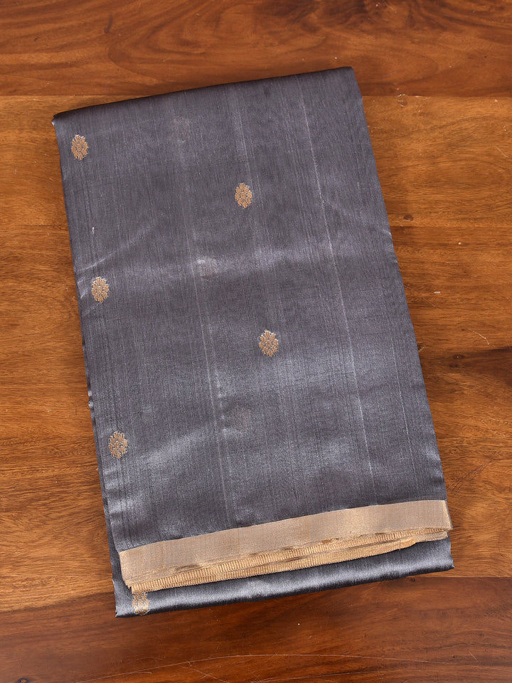 MITANSHI : HANDWOVEN CHANDERI SILK SAREE WITH ZARI BOOTIS ALL OVER