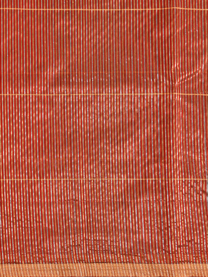 ABHISHYA : HANDWOVEN PATTU ZARI CHECKS CHANDERI SILK SAREE