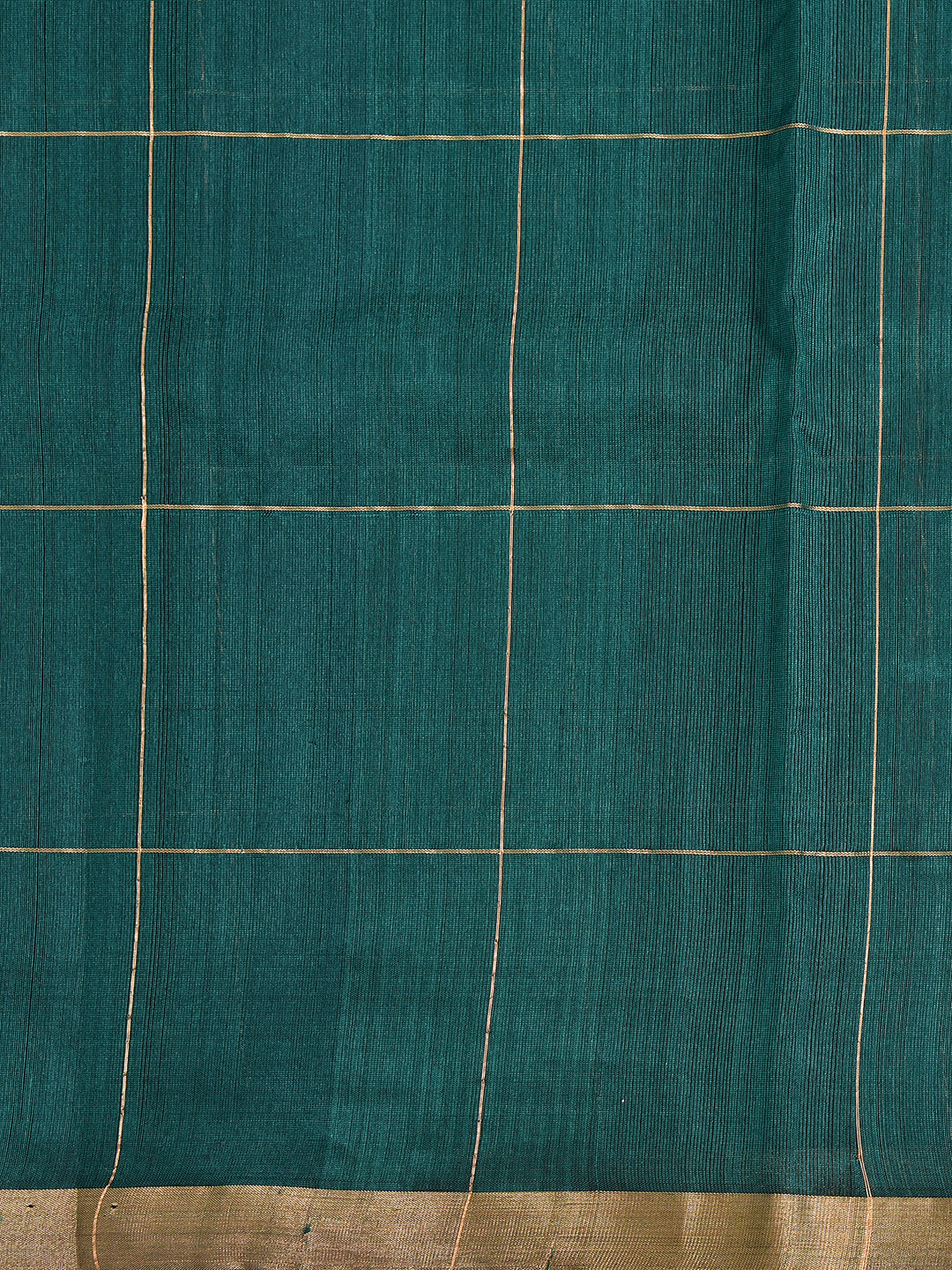 KHAMIRI : HANDWOVEN PATTU ZARI CHECKS CHANDERI SILK SAREE