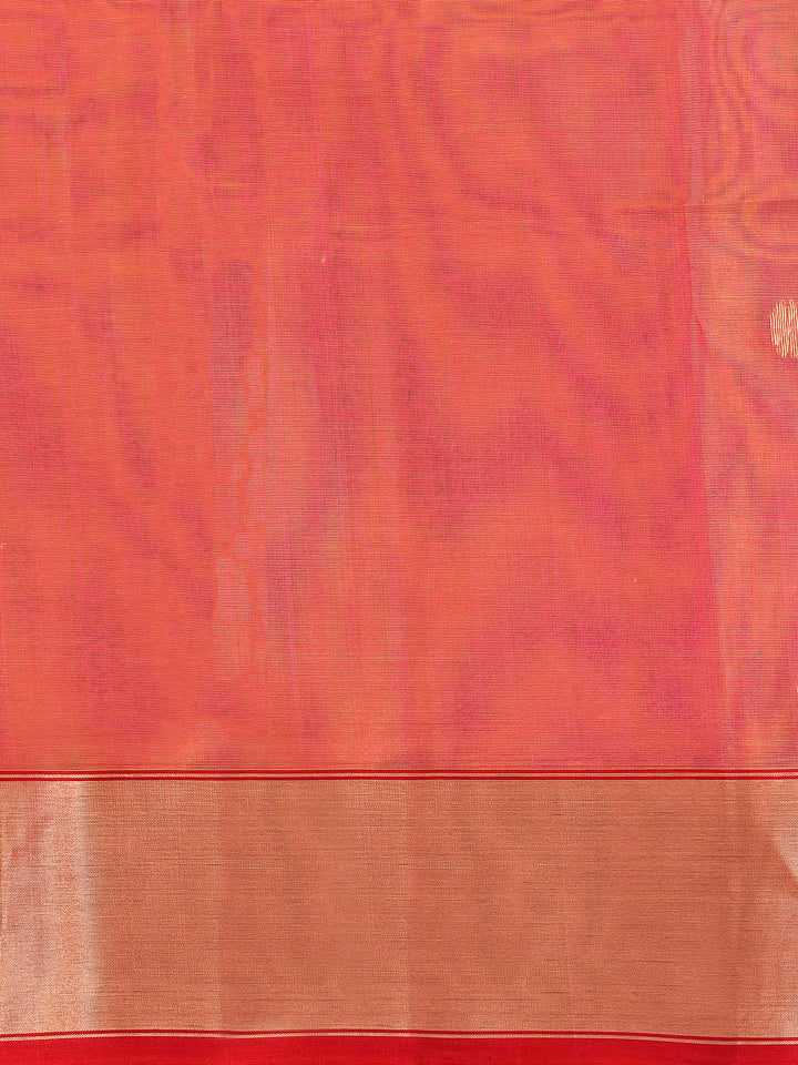 CHETRI : HANDWOVEN KATAN SILK CHANDERI SAREE