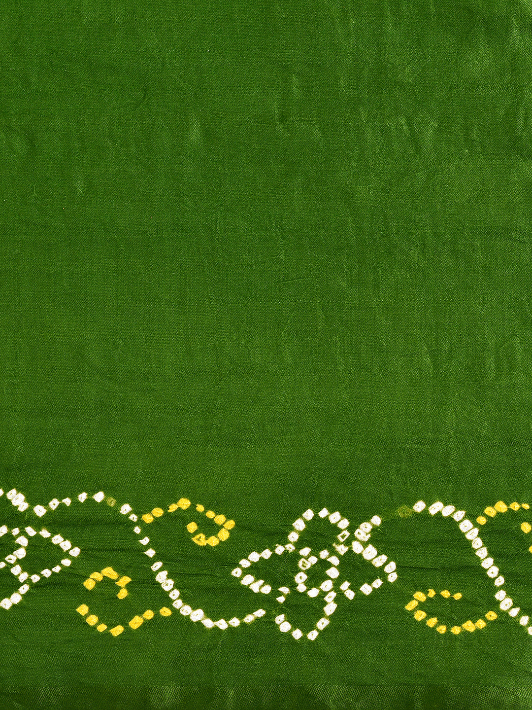 NOORANI  : HAND BANDHANI PURE GAJJI SILK GHARCHOLA SAREE